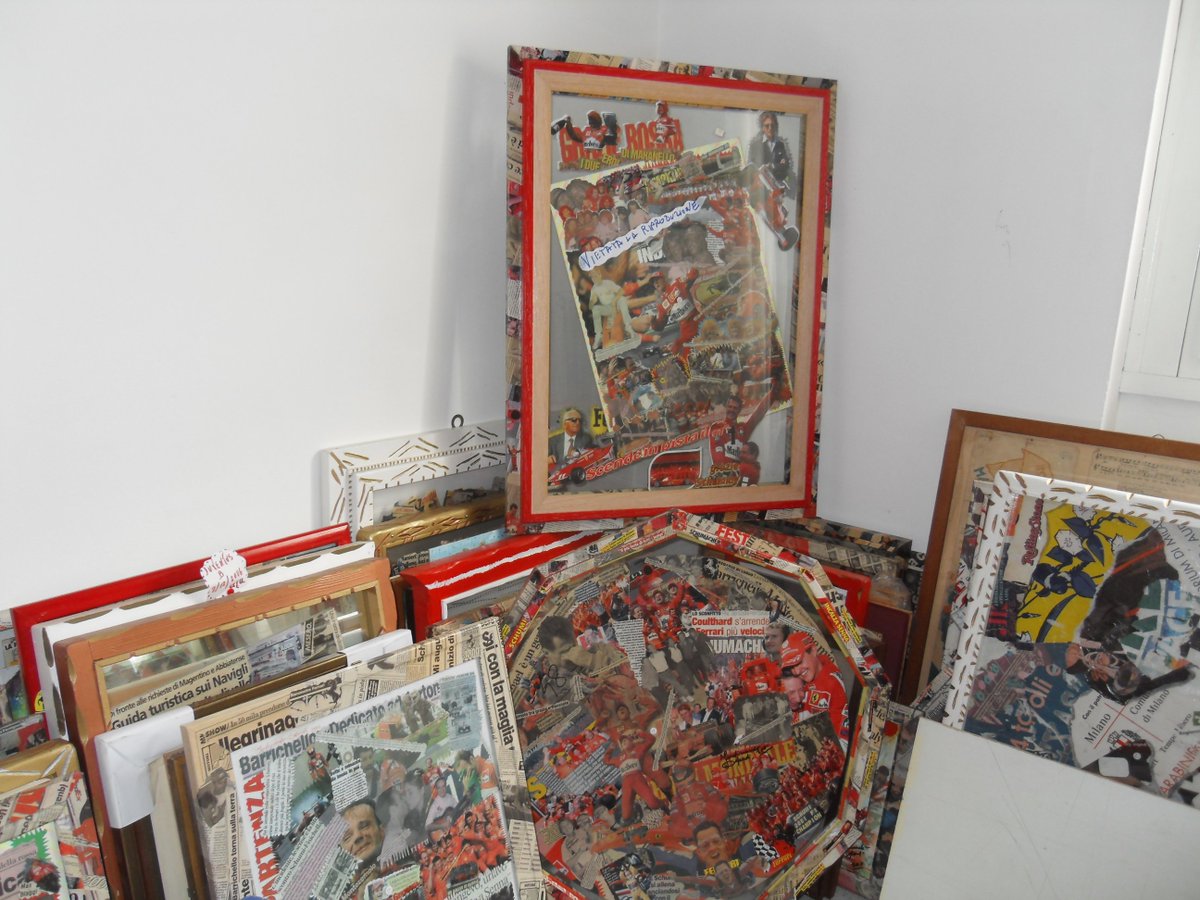 FDefendi's tweet photo. @IvanIvancapelli Perche,nessuno parla mai di  Schumacher,ai gran premi? in attesa .Cordiali saluti da   artistadelcollage@librero.it https://t.co/KFPjt8EDIF