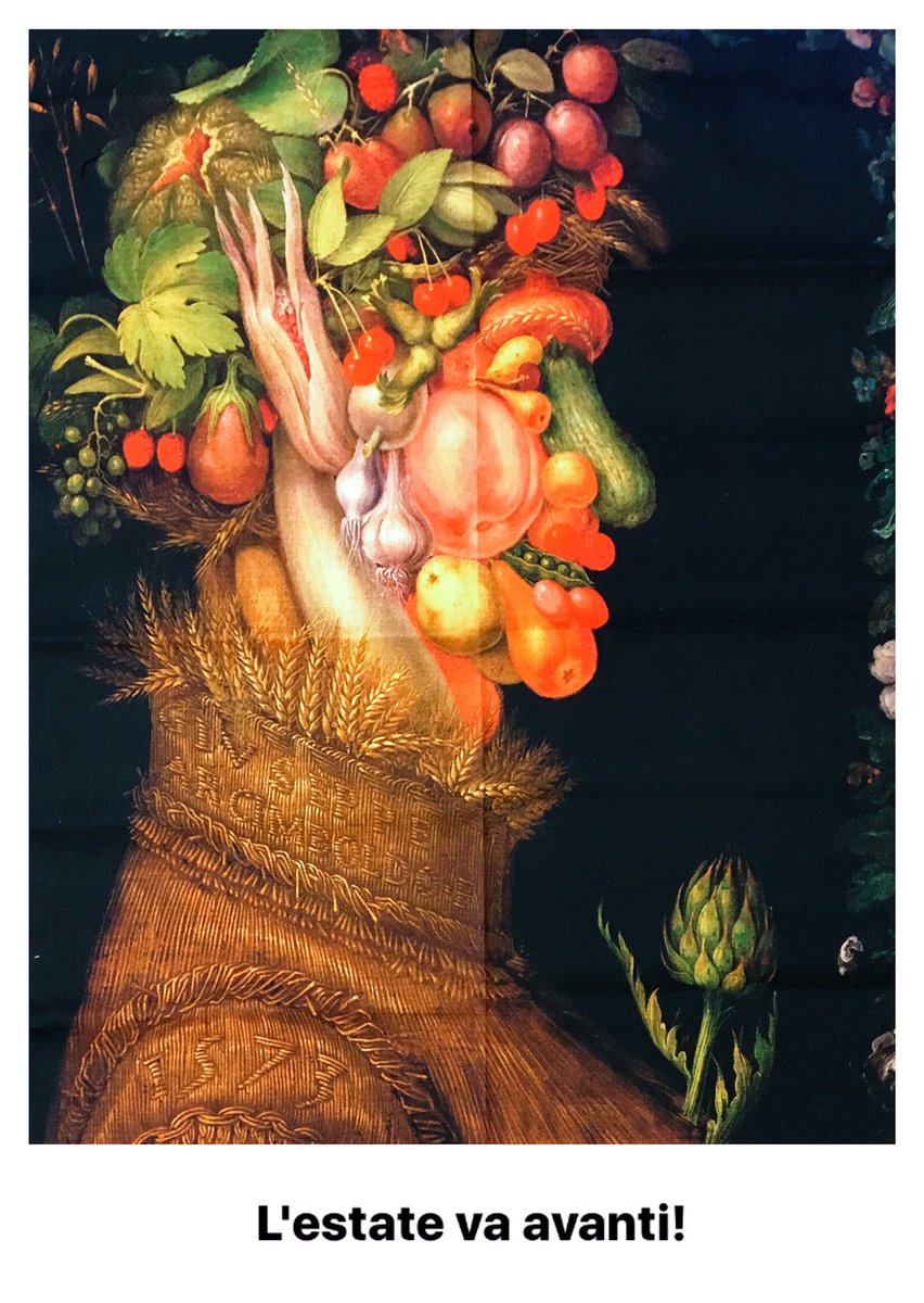 LuigiRivara's tweet photo. La nostra #estate va avanti! Aperti fino all'11 agosto! Tra le novità, gli #strofinacci dell' #Arcimboldo ! #genova #vegiebotteghezena https://t.co/bgZrWD9Nkm