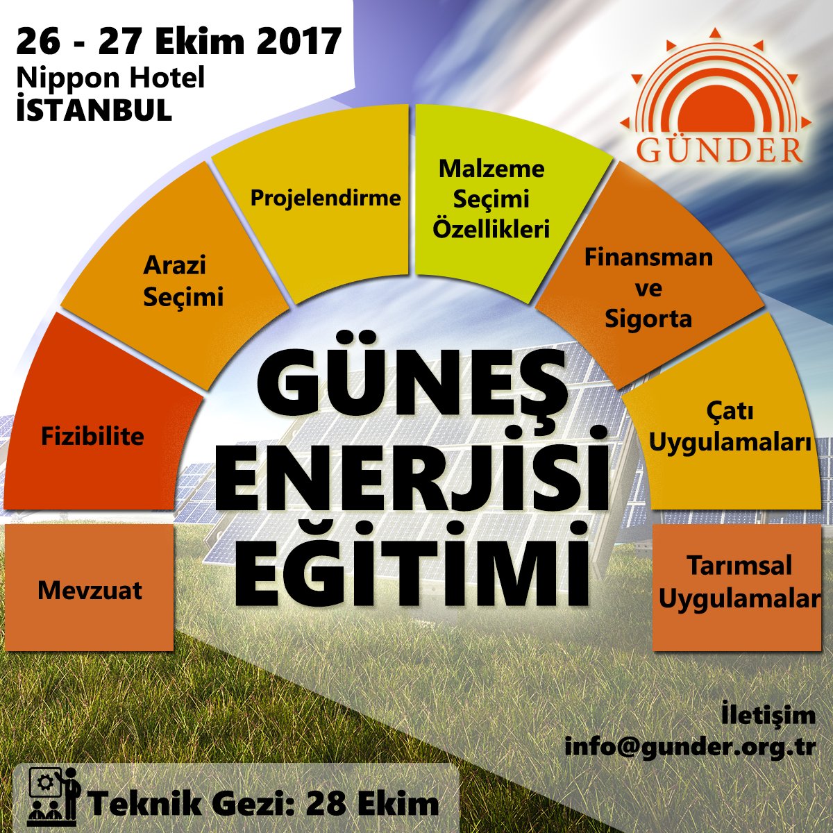GunderSolar's tweet photo. GÜNDER İstanbul'da güneş enerjisi eğitimi düzenleyecek https://t.co/wGhKlpcM6U https://t.co/99j4w6iLTj