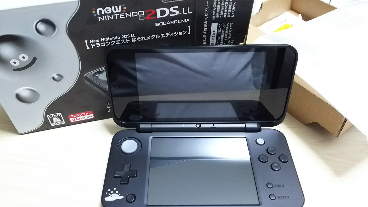 The_local_yu_un's tweet photo. 届いたなう❗❗
さぁDQXI始めますか❗️🙋📱🎮
#勇者はじめました
#Nintendo2DSLL
#はぐれメタルエディション https://t.co/yurfWbiAmq