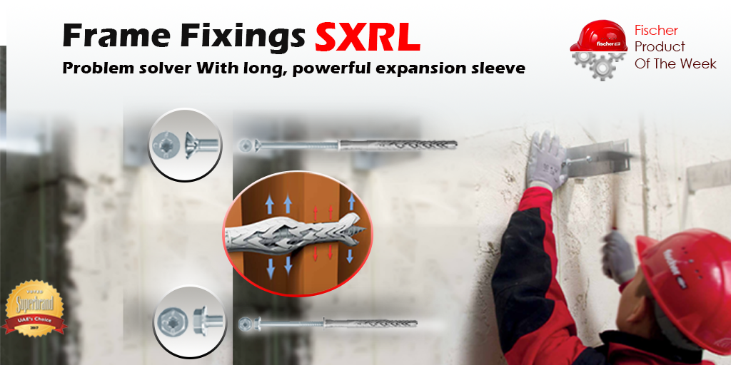 fischer_ae's tweet image. #FrameFixing SXRL #Application Problem solver with long,#powerexpansion sleeve.Any Clarifications,Mail Enquiry@fischer.ae #fischermiddleeast