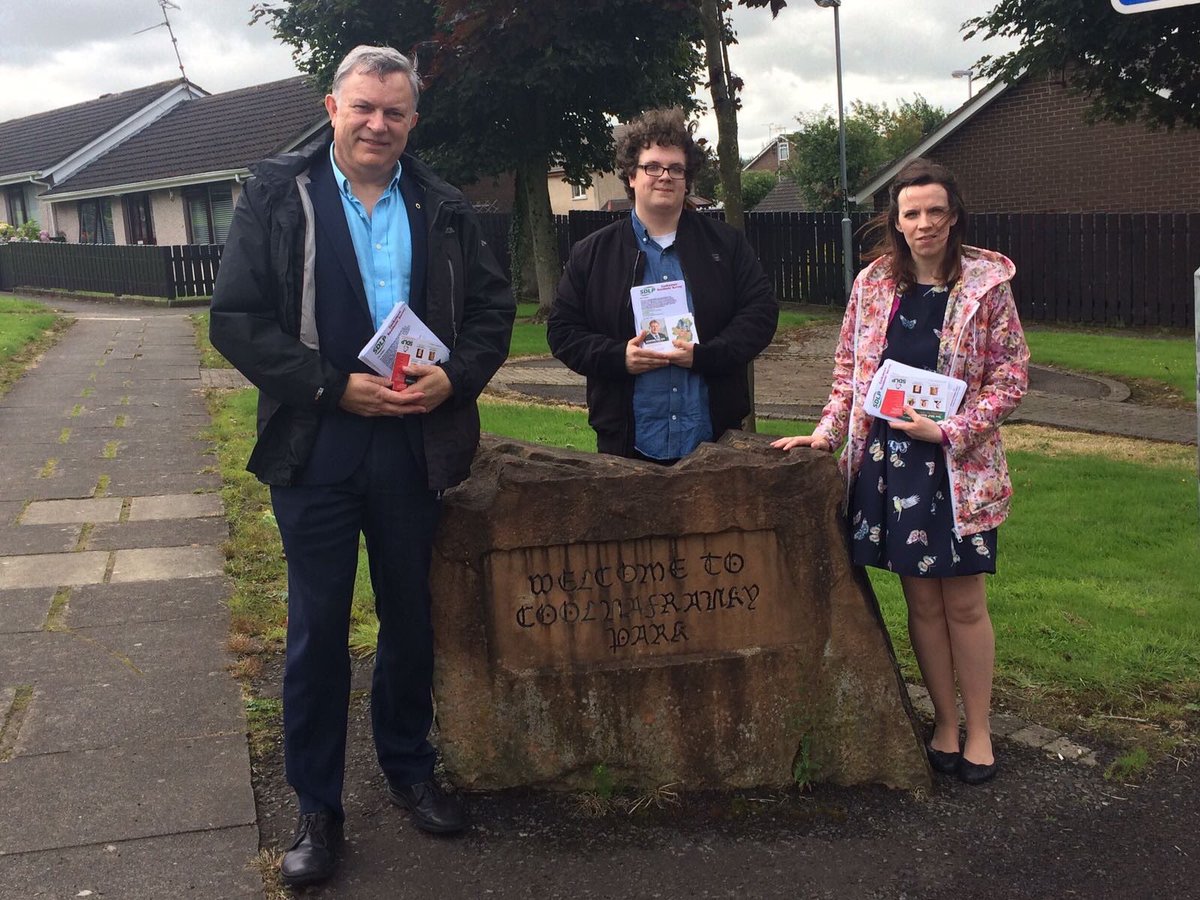 Out canvassing in Cookstown this morning - issues picked up already#notjustatelectiontime