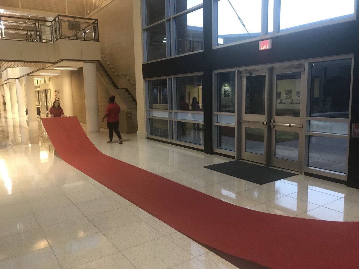 Rolling out the red carpet. #hcdeengage