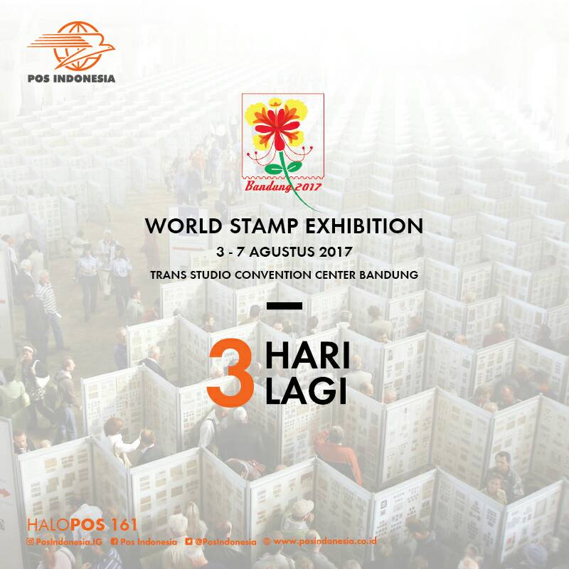PosIndonesia's tweet photo. 3 Hari Lagi Pameran Filateli Terbesar di Dunia Resmi Dibuka.

#PaketinAja
#POSbisa 
#BUMNHadirUntukNegeri https://t.co/MsrjGz6KyL
