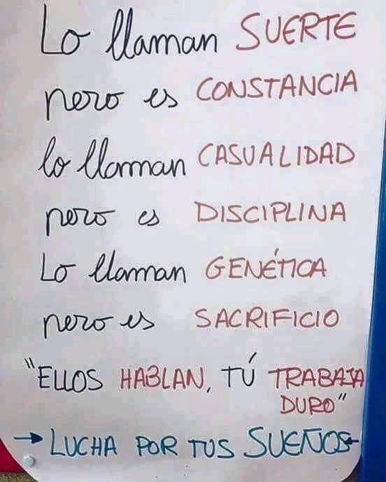 CarbajalSebas's tweet photo. Lo llaman Suerte pero es Constancia.
Lo llaman Casualidad pero es Disciplina......

Ellos hablan , tú TRABAJA DURO 💪

#Sueños 
#FelizLunes https://t.co/Z6WPaAezFh