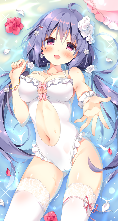 「看板娘うたちゃんのお胸に飛び込むサマーブランケット作りました?? 」|ぱん🍞のイラスト