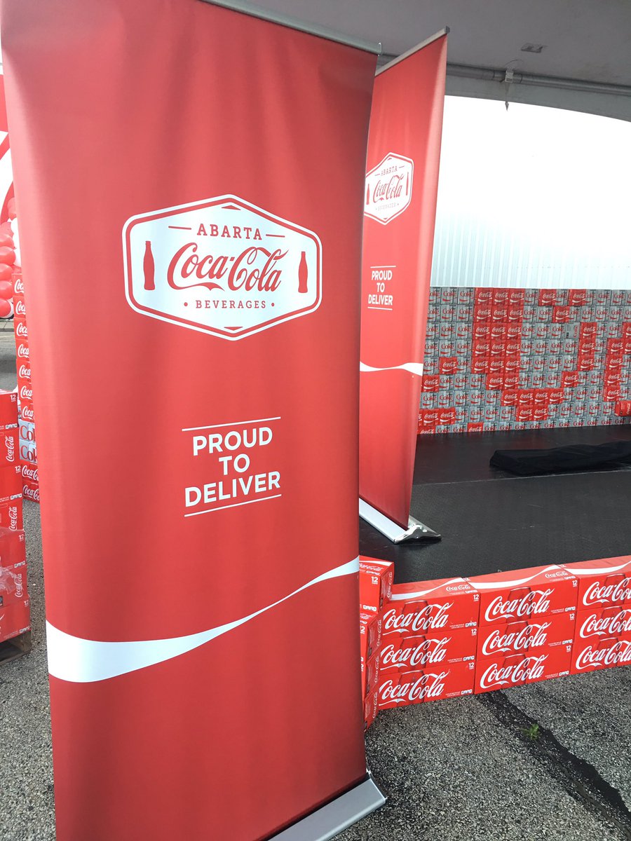 experienceNFM's tweet photo. The stage is almost set for Launch Day in Houston, PA #ABARTACocaCola https://t.co/W3NLZeeMOZ