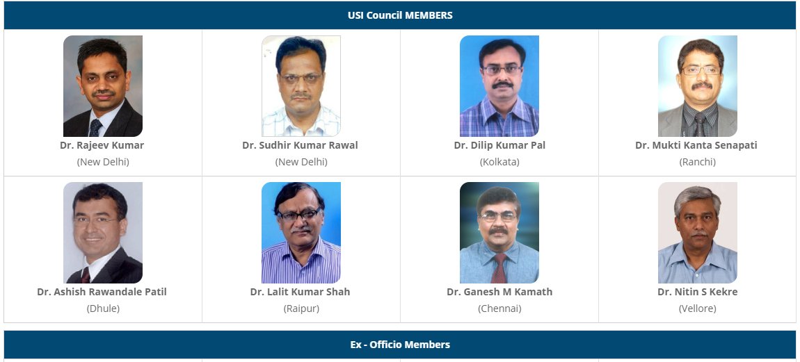 USICON2018's tweet photo. @USICON2018
Meet the Council Members
on 18th to 21st January 2018
B.M. Birla Science &amp; Technology Centre, Rajasthan
https://t.co/le9pl6eRlH https://t.co/HkdVZqbGuP