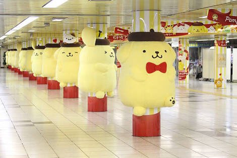 新宿の地下道の柱にプーさんぶっ刺さっててかわいい ツイッターまとめbox ツイbox