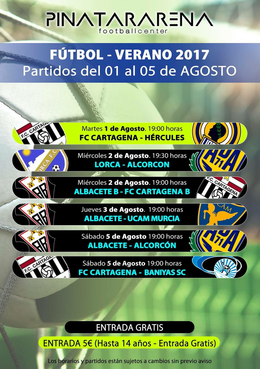 PinatarArena's tweet photo. Os recordamos los partidos de esta semana https://t.co/DkkEom98sg