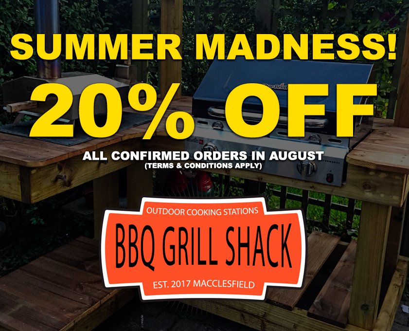 BBQGrillShack's tweet photo. Special Offer - 20% OFF all confirmed orders in August! https://t.co/GjjMntCdMc #Macclesfield #AlderleyEdge #Wilmslow #Cheshire #Knutsford https://t.co/wemz9iotkc