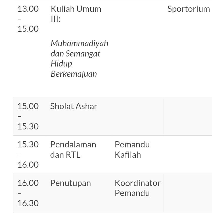 Cek jadwal dan materi OSDI osdiumy.wordpress.com/jadwal/