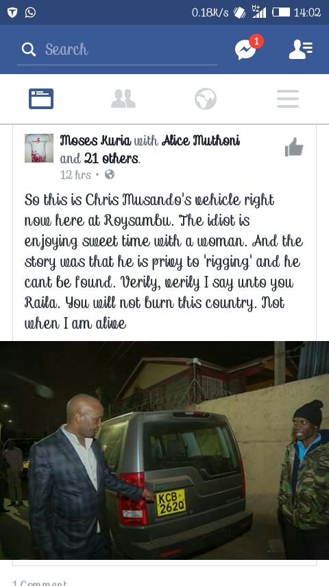 Moses Kuria, You shall fall. 

And all Kenyans should retweet this with anger. #RIPMsando. This election is a big joke! A farce!