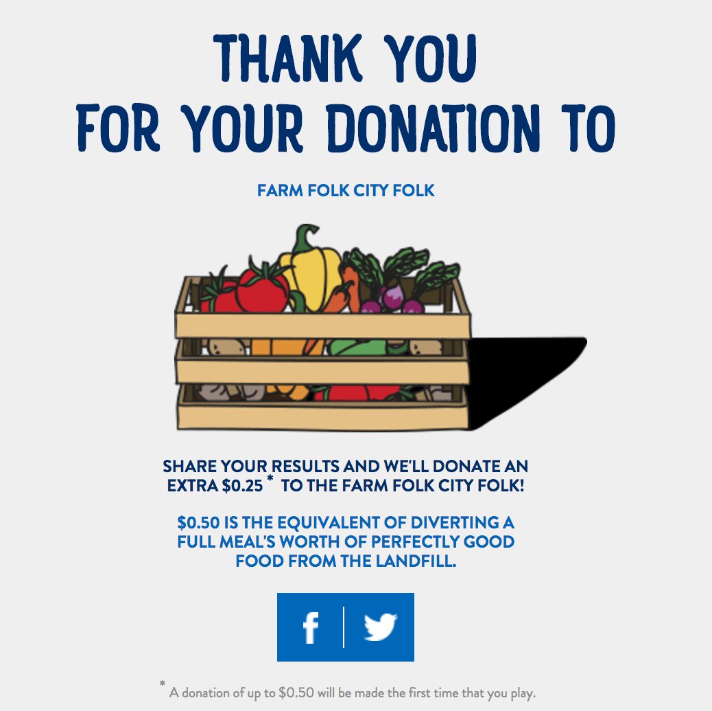 ffcf's tweet photo. Are you a Food Waste Warrior? Take the quiz, share and donate to Farm Folk City Folk @ffcf https://t.co/rDLtWyupsa #foodprintBC #localfood https://t.co/YdykegMOKp
