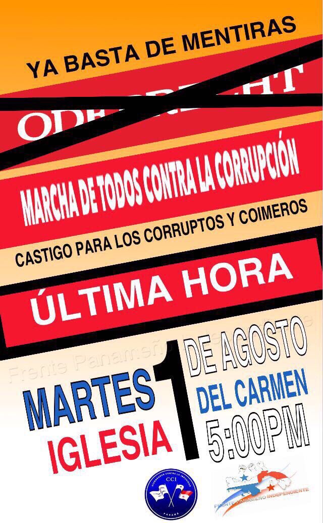 HRodriguezCuan's tweet photo. Todos mañana a la Iglesia del Carmen! 5:00pm Panamá nos necesita unidos. https://t.co/htOVKSgutg