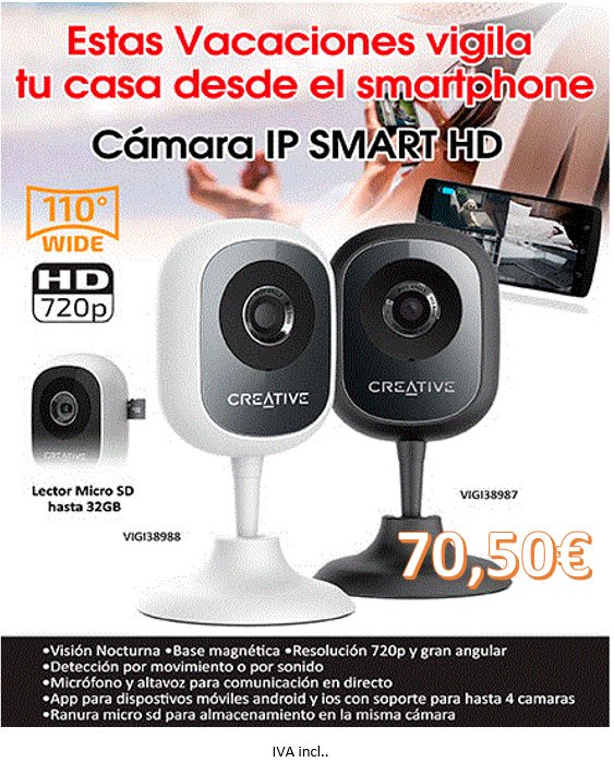 dekinfor's tweet image. Estas vacaciones vigila tu casa desde el smartphone #OFERTAS