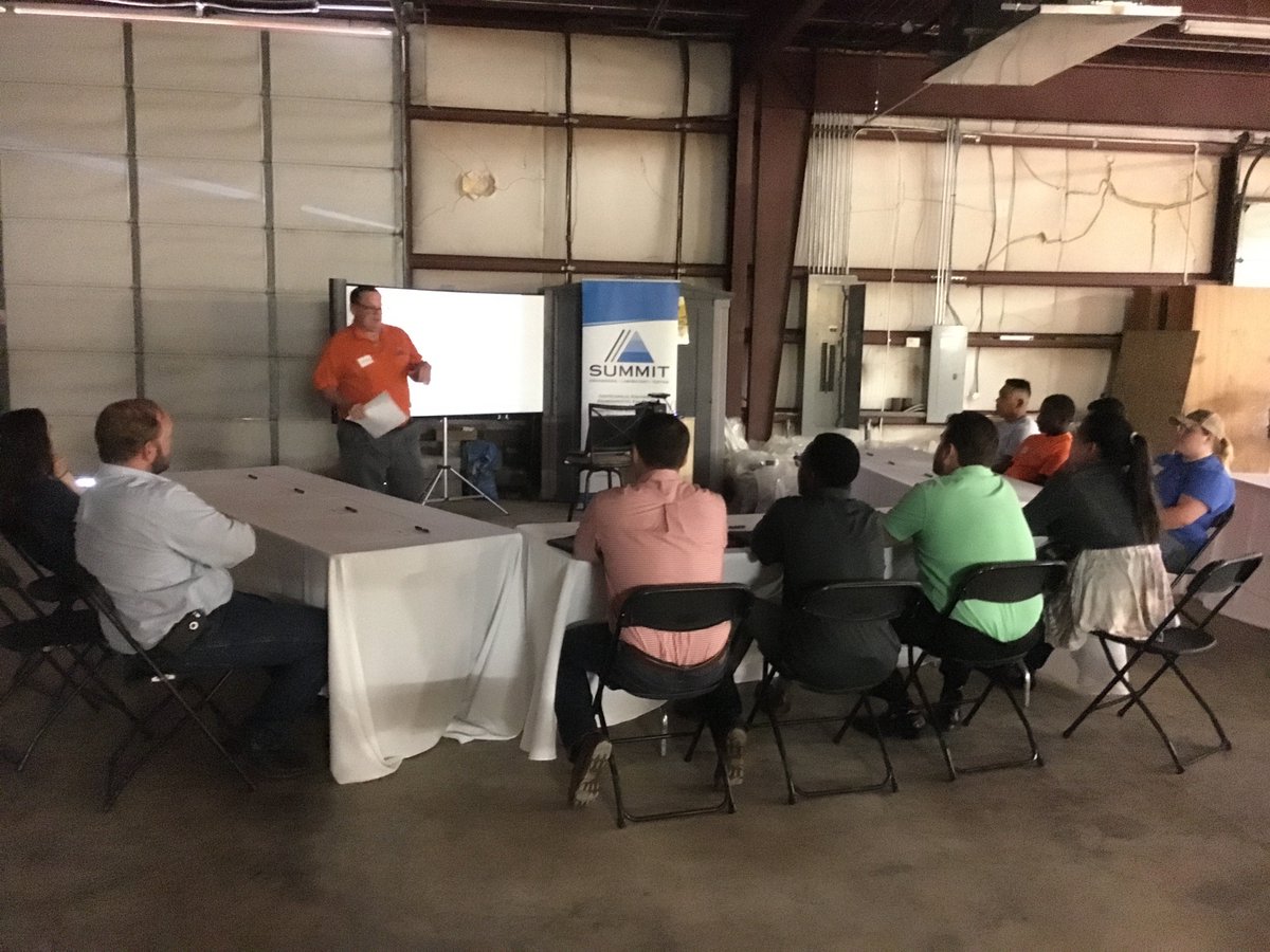 TheSUMMITCo's tweet photo. Was great having @grayconstructio at the office Friday to talk #SubsurfaceExploration and show off our in-house laboratory. #Engineering https://t.co/qp1EDi0mgR