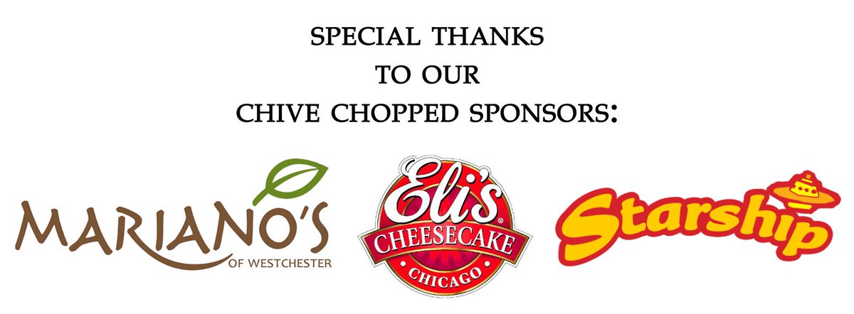 ChiveOnChicago's tweet photo. Special thank you to @MarianosMarket, @ElisCheesecake and @Starship7618 for their generous #ChiveChopped donations! #ChiveOnFisherHouse https://t.co/VJsqbDw4HH