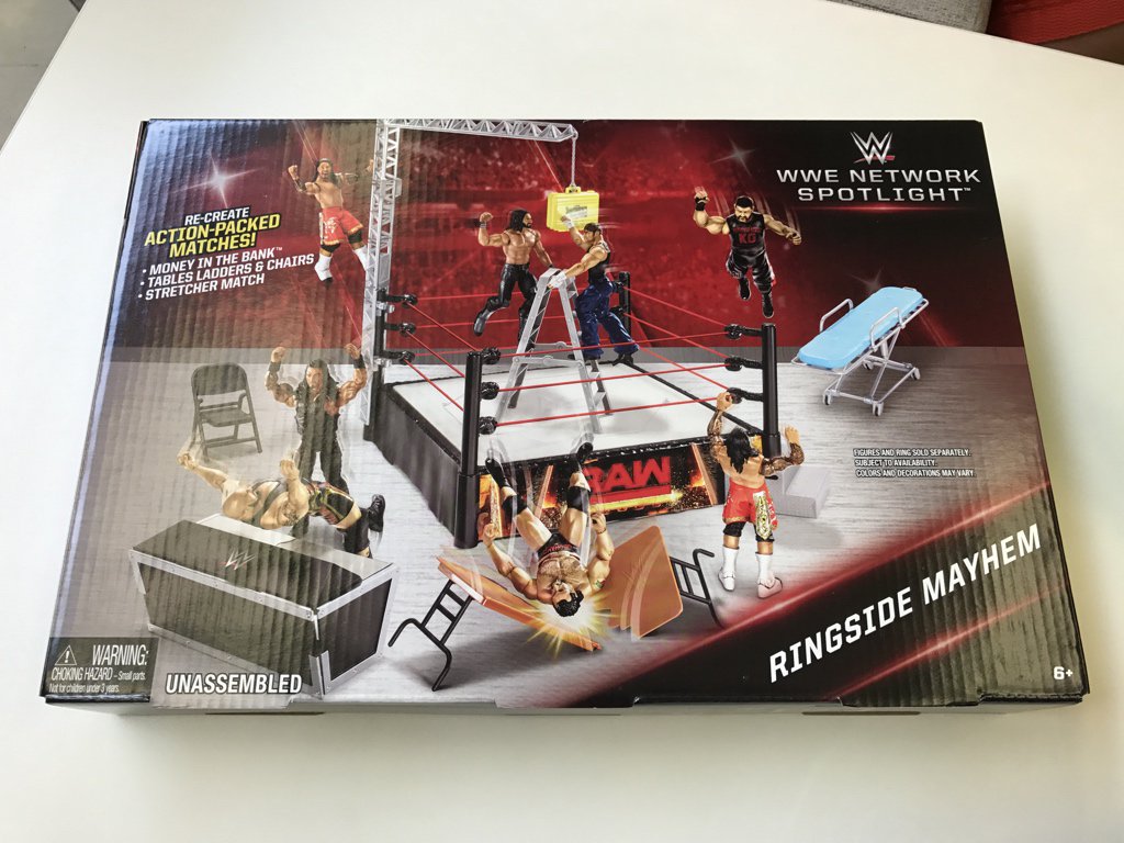 wwe ringside mayhem playset