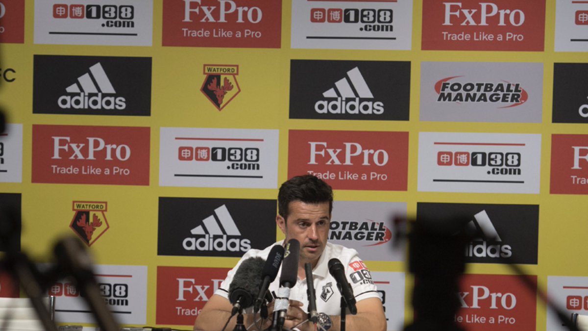 This is our digitally printed wallpaper with super matt laminate to stop light reflection at #watfordfc this week