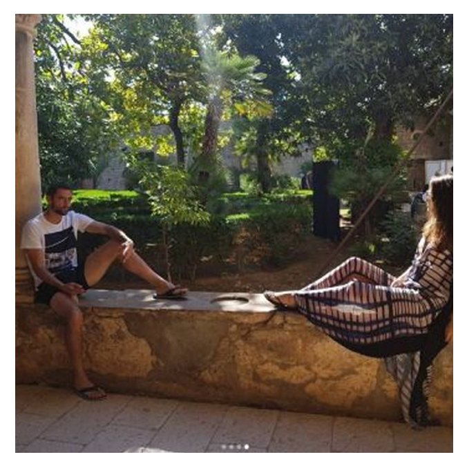 Croatian tennis star Marin Cilic and his long-term girlfriend Kristina are enjoying some well deserved holiday time #Dubrovnik