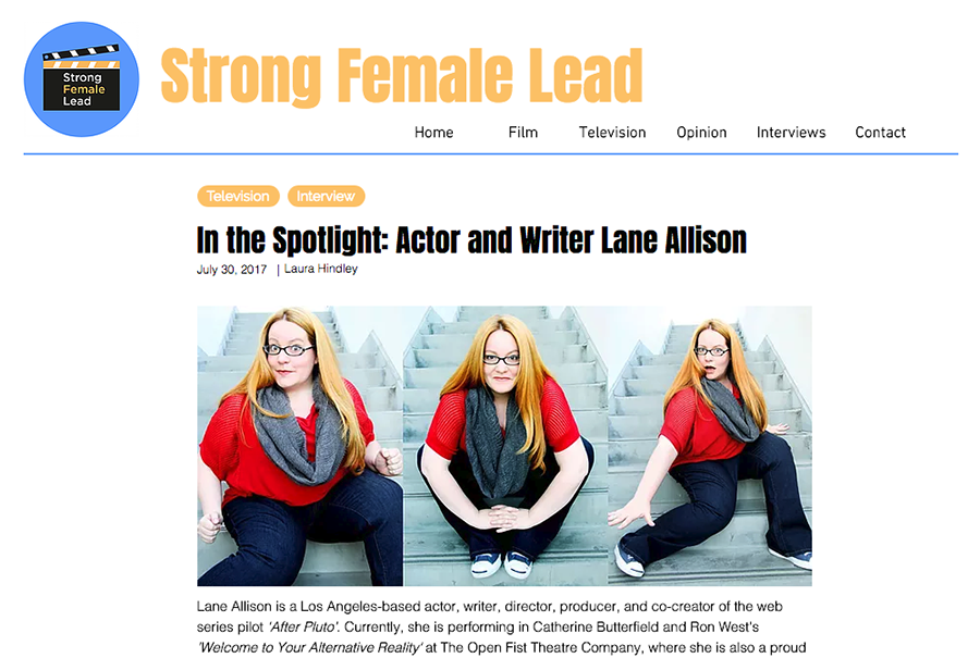 After_Pluto's tweet photo. Our co-creator/"Truman" (@thatlaneallison) enjoyed chatting w/ @sflmag: https://t.co/AbzlQ2hoSd 🎬 #womenontv #afterpluto https://t.co/C0UBFhuHBw