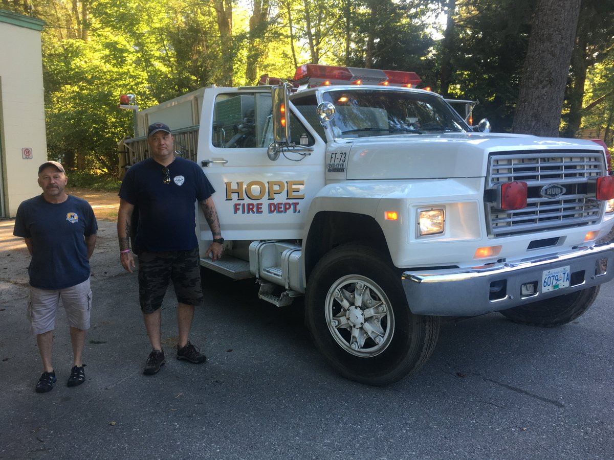 TommyDChief's tweet image. T35 redeployment to Williams Lake.  Stay Safe Mike Crane and Ray Hartt.  #BCwildfires