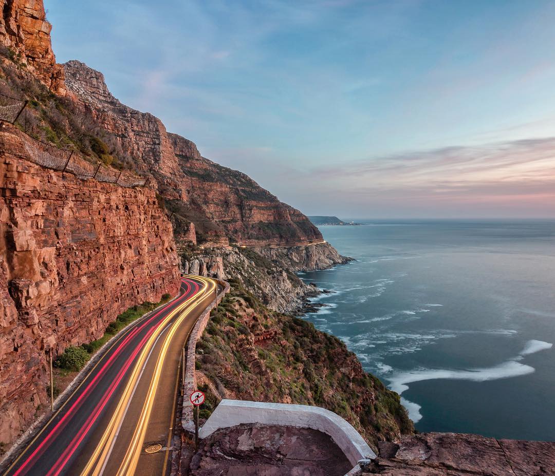 lovecapetown's tweet photo. PIC OF THE WEEK: We'd say @ChapmansPeakSA  is one of the most scenic stretches of road in the world, wouldn't you agree?🌍🚗Pic by @cg_mostert https://t.co/l8YGhg2xb8