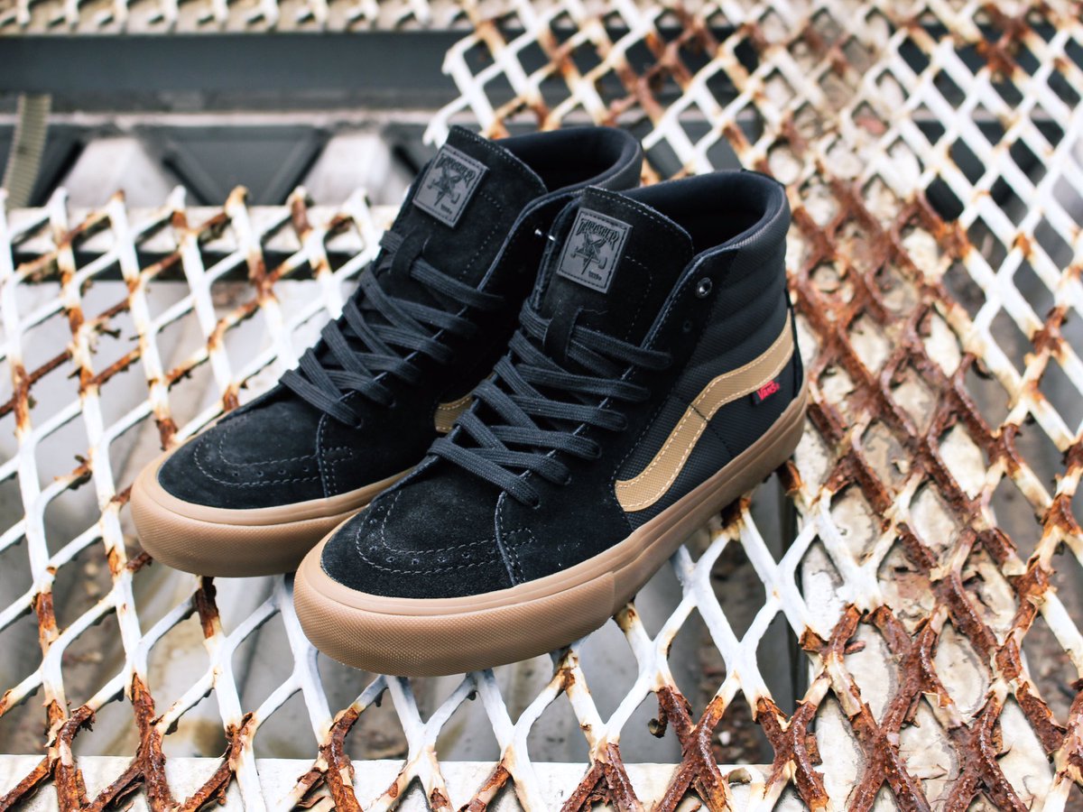 vans sk8 hi pro black gum