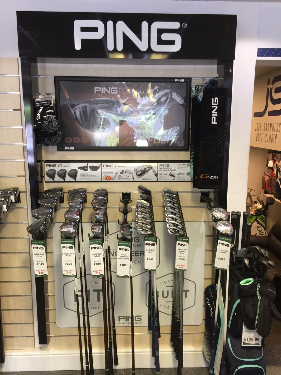 VerulamProShop's tweet image. New @PINGTourEurope G400 now in stock along with full fitting in the #JSGolfStudio #G400Display @ForemostDanny @VerulamGC
