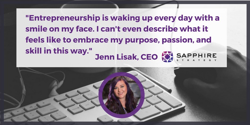 Monday motivation from <a href="/jlisak/">Jenn Lisak Golding</a>! 

#mondaymotivation #womanboss #entrepreneur #mondaymorninggems #loveindy