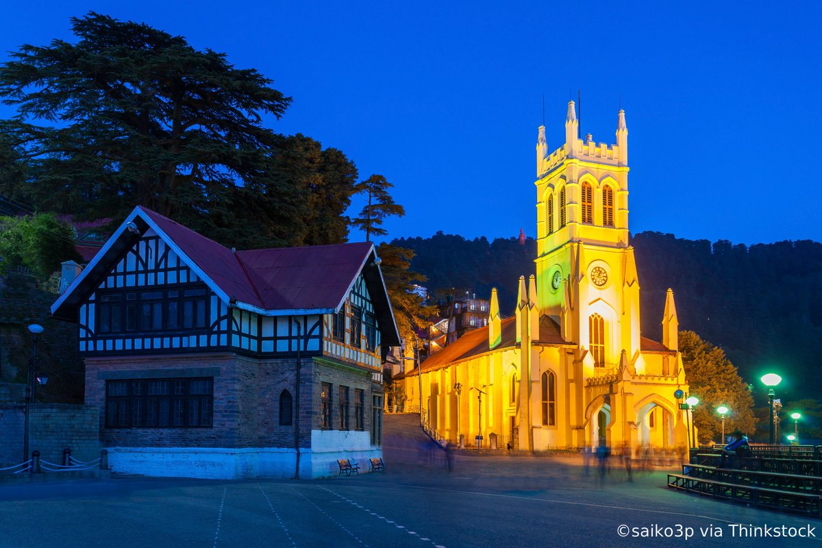 lonelyplanet_in's tweet photo. The striking #ChristChurch is one of the oldest surviving churches in northern India and Shimla's most famous landmark. https://t.co/yOlxnSfhhE