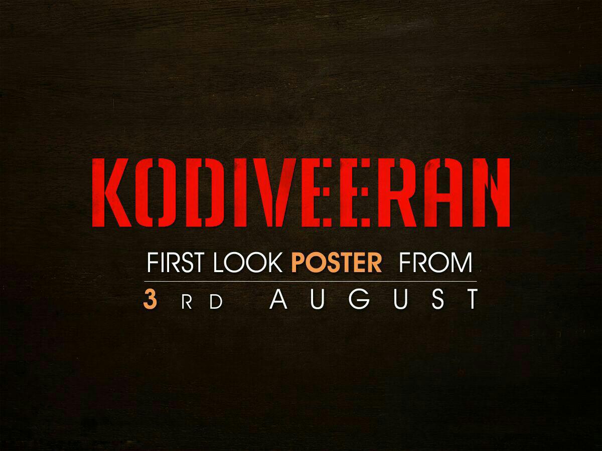 PROThiyagu's tweet photo. #Sasikumar next movie #Kodiveeran directed by #Muttaiah 1st look on 3rd august.. https://t.co/305frBBSPe