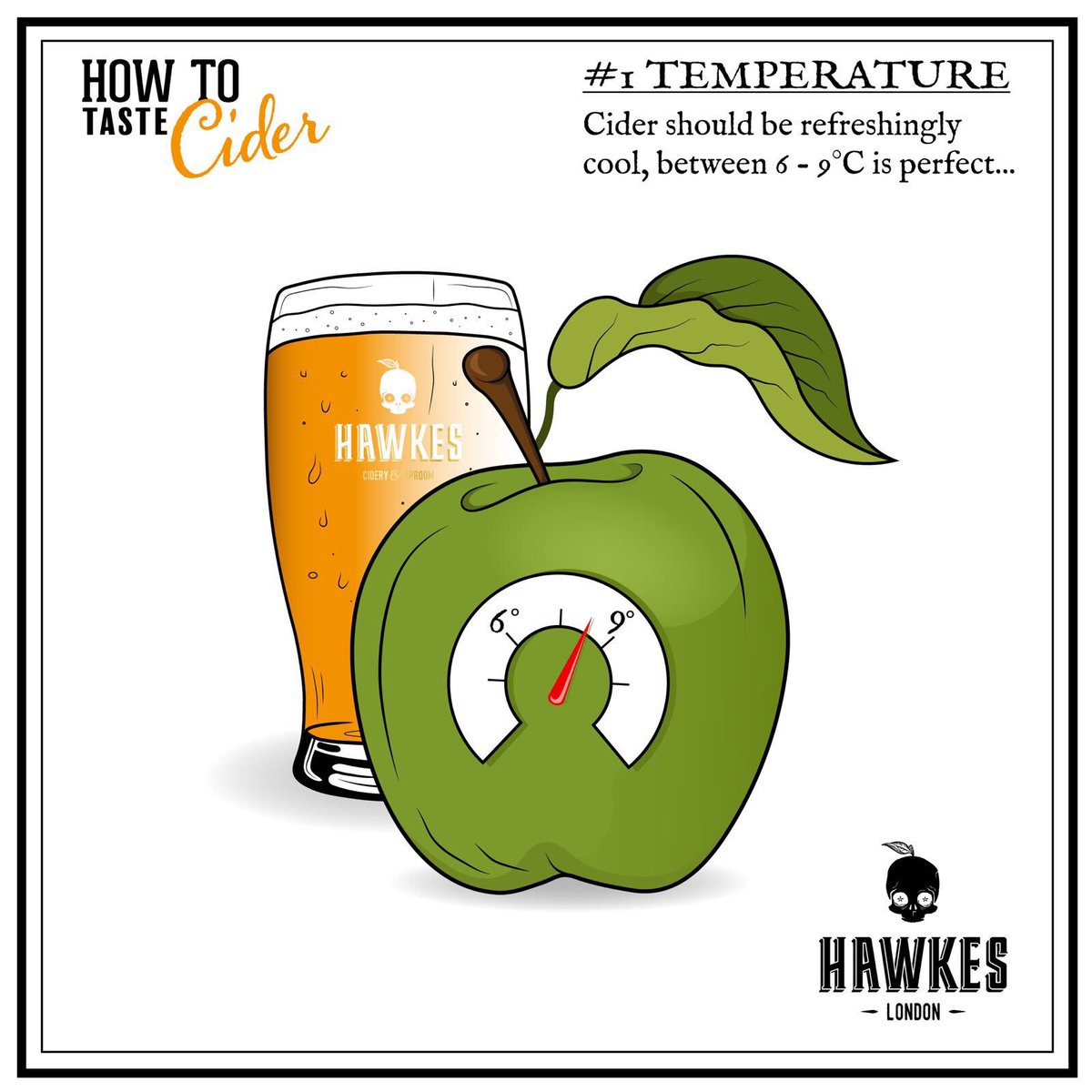 wearehawkes's tweet image. Time for Part 3: Key to tasting great cider is appreciating the unique aroma...  #HowToTasteCider #craftcider 🍏💀🤘🏻@PeteBrownBeer
