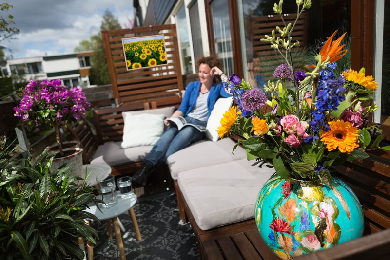 Bloemen en planten zijn natuurlijke sfeermakers die emoties kunnen overbrengen #vakantiegevoel