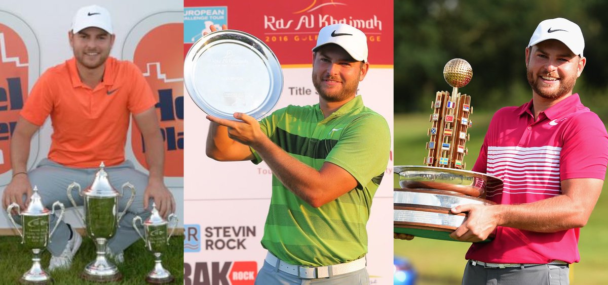 DPWorldTour's tweet photo. 2015: 🏆 on the @PGAEuroProTour
2016: 🏆 on the @Challenge_Tour 
2017: 🏆 on the @EuropeanTour https://t.co/fFn9cWoaqf