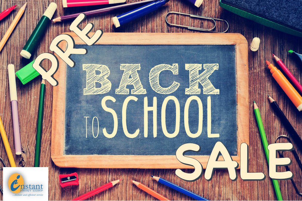 InstantPrintPR's tweet image. PRE Back-to-School Sale. Compra tus artículos de Back-to-School antes de 08/04/2017 y recibe un 5% adicional al 25% de descuento ya vigente.