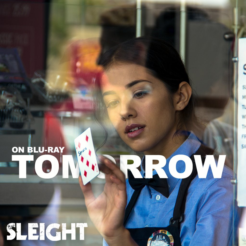 Bring the magic home Tomorrow!

#SleightMovie
On Blu-ray Tomorrow
uni.pictures/Sleight