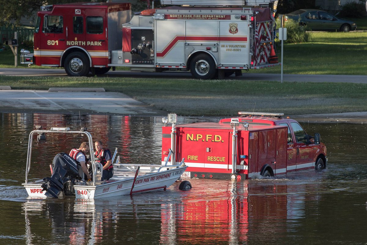 North Park Fire was dispatched to a water rescue on Sunday, July 30.