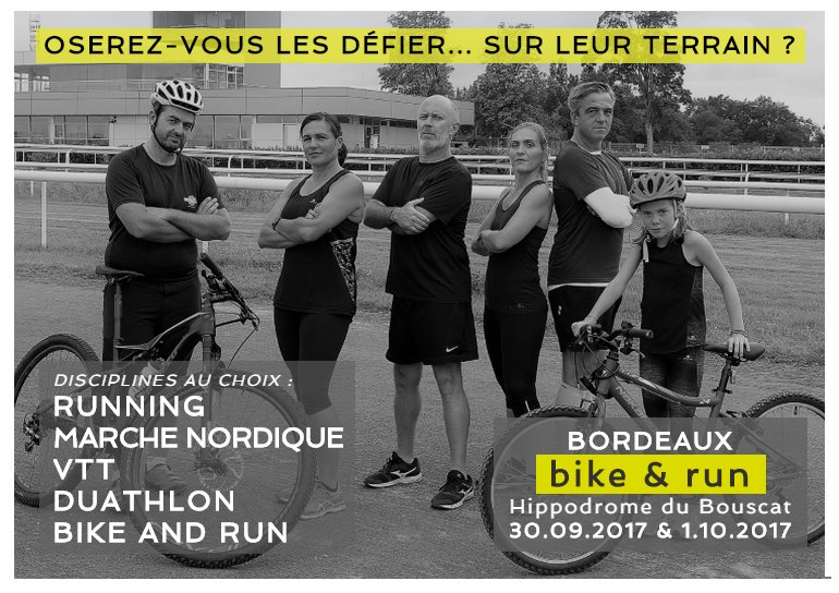 Notre dream team a testé les pistes en avant-première ! Place au défi, ils vous laissent le choix de la discipline ! bikeandrun-bordeaux.com/weezevent