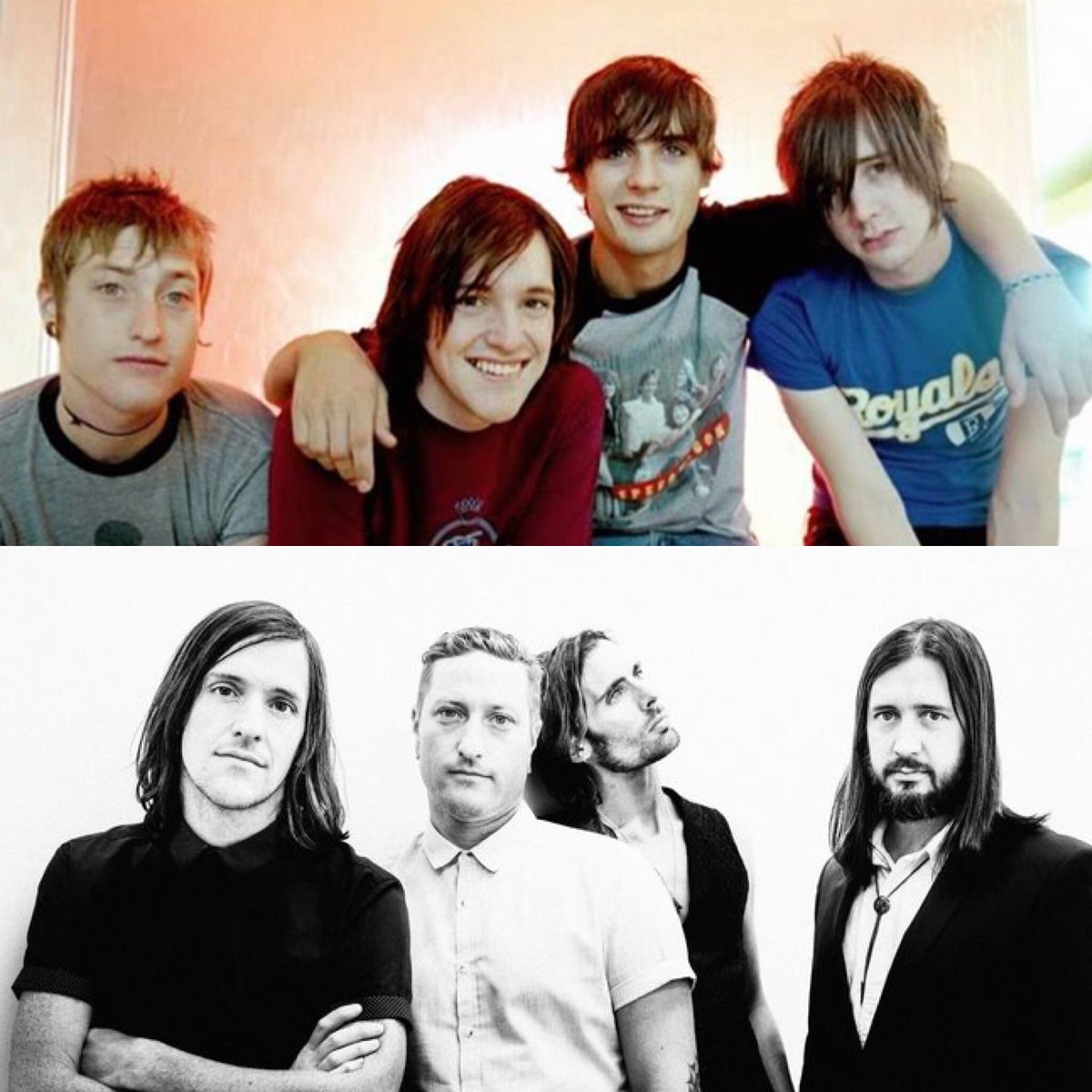 mikeaar's tweet photo. The first pic of the four of us and the most recent. 2002-2017. https://t.co/XnJxcy9i79