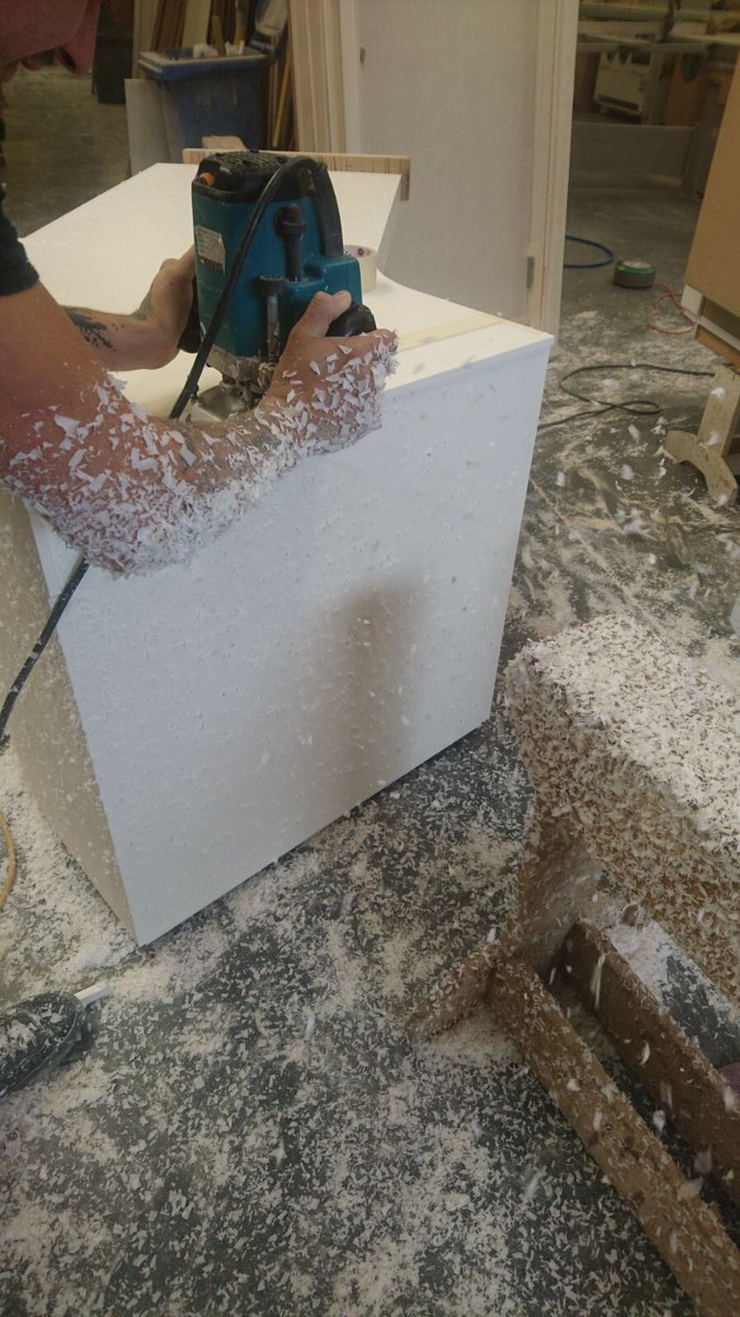 C S Contracts On Twitter Our Corian Desk Is Almost Ready For
