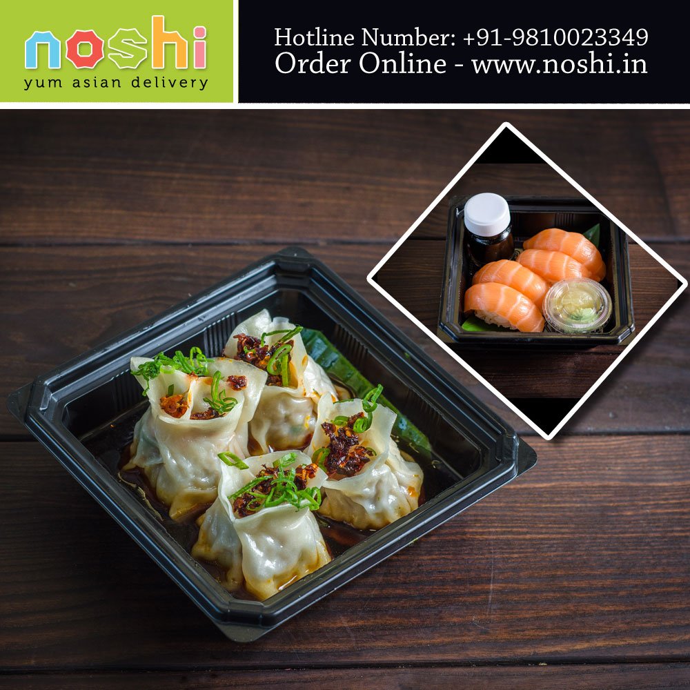 Like for Dimsums or comment for Sushi!
#noshidelivery #asiancuisine #sushi #dimsums #orderonline #foodie #delhifoodie