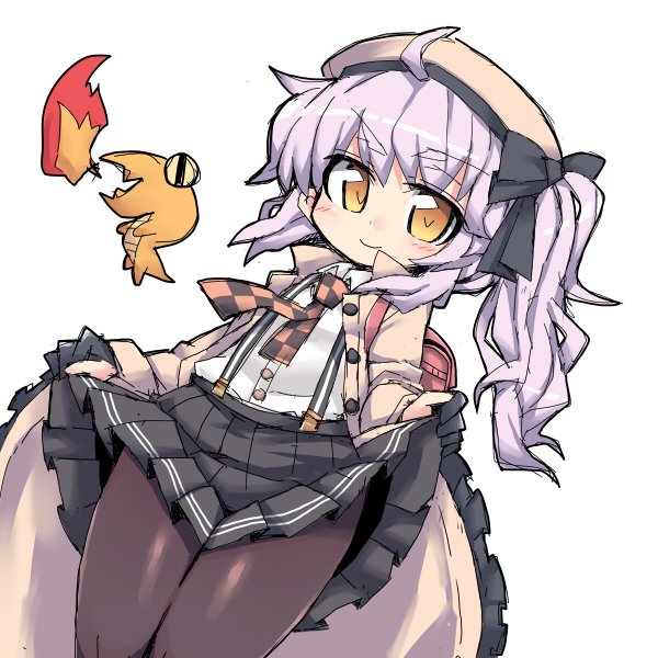 ドヤ顔で～たくし上げ～ #アイギスお絵かき 