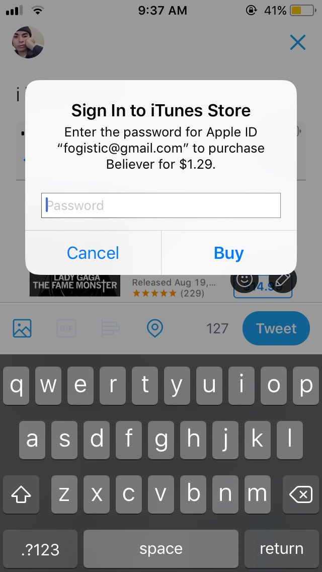 &amp; i bought this too and no matter how many times i type my password it never stops showing up &amp; it wont show up in my music <a href="/AppleSupport/">Apple Support</a>
