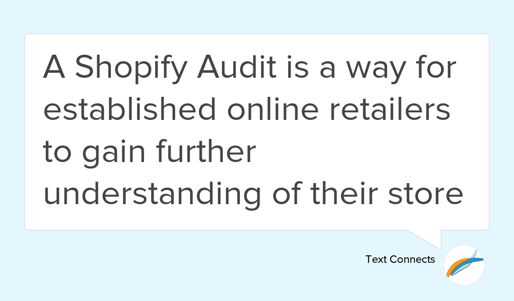 "Using our experience in the E-Commerce space, we can review your Shopify store." goo.gl/Wo15ow #Shopify #ECommerce #Shopaudit