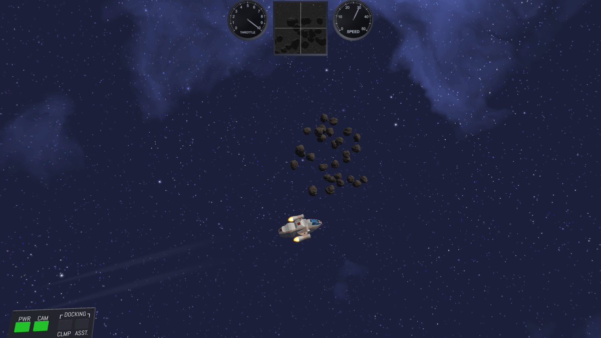 CorsairGame's tweet photo. A Margay shuttle cruising along in Corsair. The Margay is one step up from the first simple Lynx shuttle.
#gamedev #indiegame https://t.co/megmbAvfHi