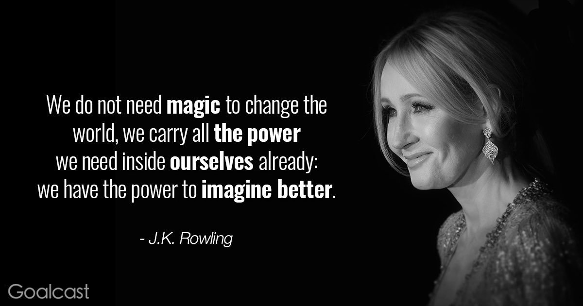 Happy Birthday to British author, J.K. Rowling (1965). 