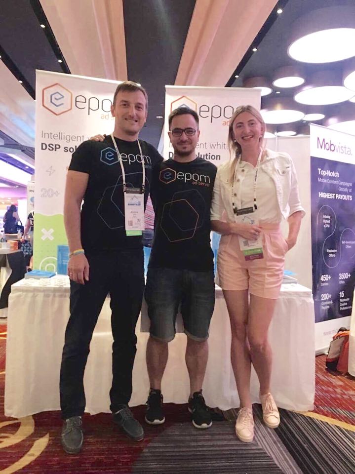EpomAdServer's tweet photo. Our #ASE17 days are packed with #networking! Ready to boost your profit? Let's catch up! #epom #traffic #monetization https://t.co/h5TB78DvHa
