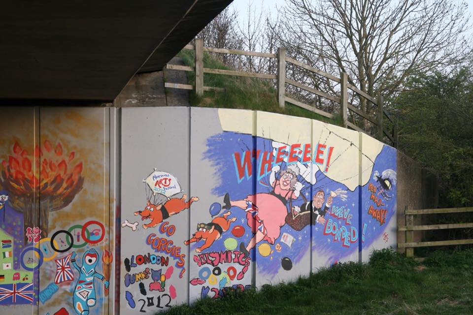 Graffiti do we love it or hate it, do you think it ruins the look of the waterways, or is it just works of art?